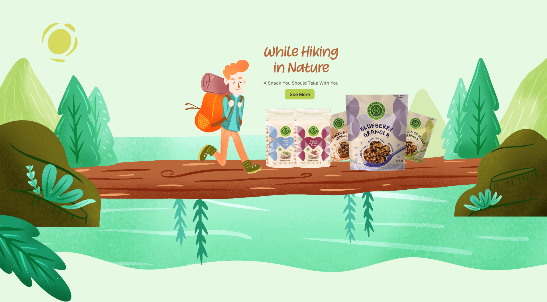 While Hiking in Nature